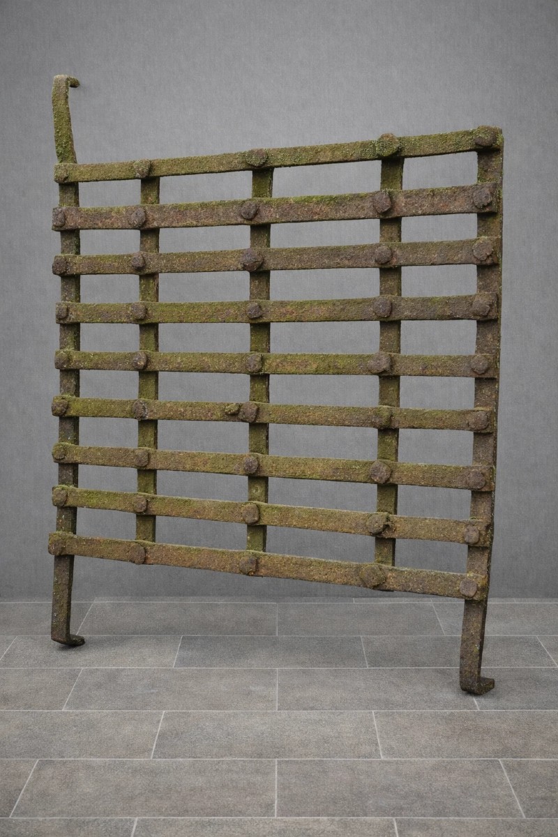 Wrought Iron Window Guard, Early Period, Circa 15th Century  