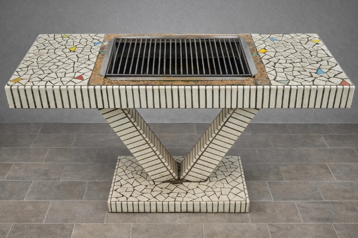 In The Spirit Of Facteur Cheval's Creations: A Vintage Console Table With A Barbecue Function 