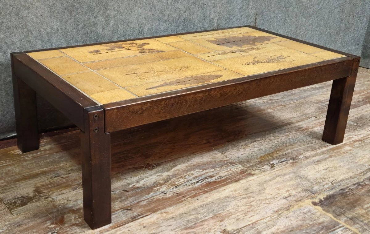 Framed Marquetry Panel – Ancient Urban Scene – 73 X 55 Cm-photo-2