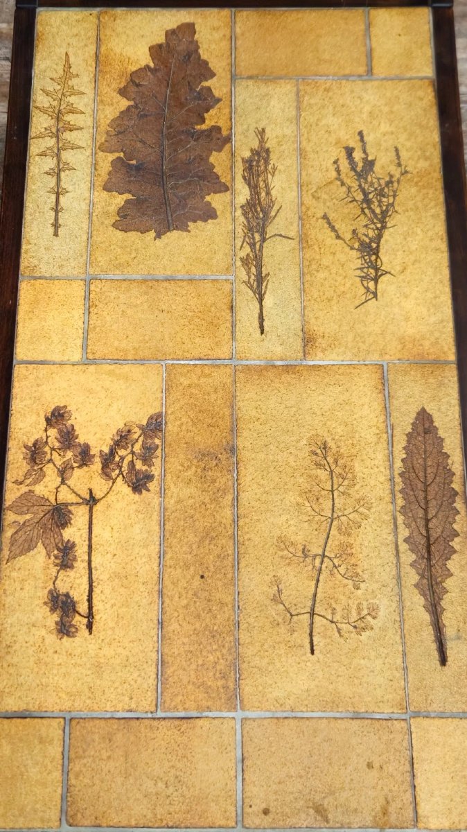 Framed Marquetry Panel – Ancient Urban Scene – 73 X 55 Cm-photo-5