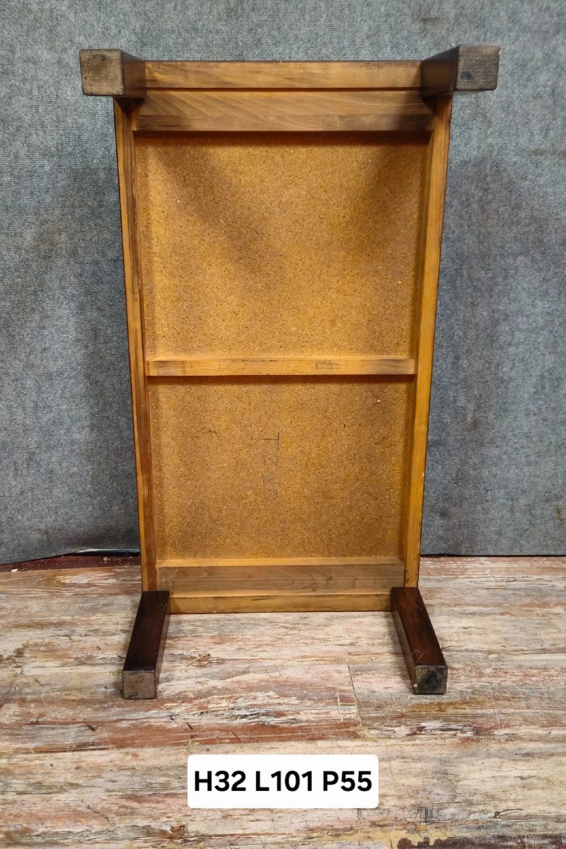 Framed Marquetry Panel – Ancient Urban Scene – 73 X 55 Cm-photo-6