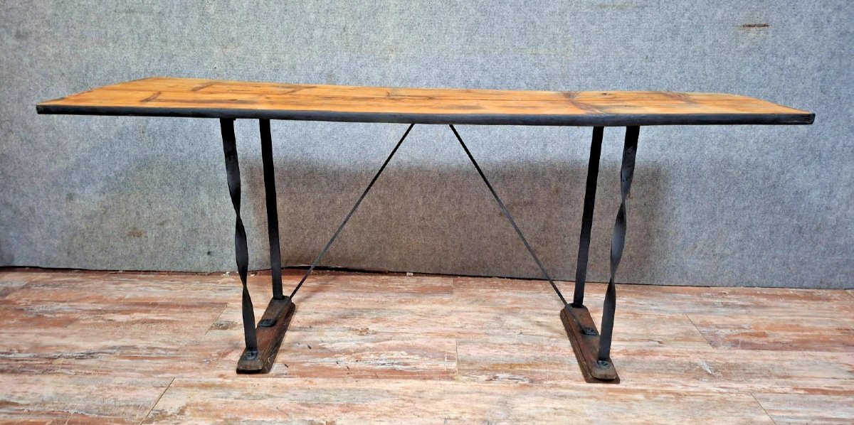 Industrial Style Console/table, Full Of Character.-photo-4