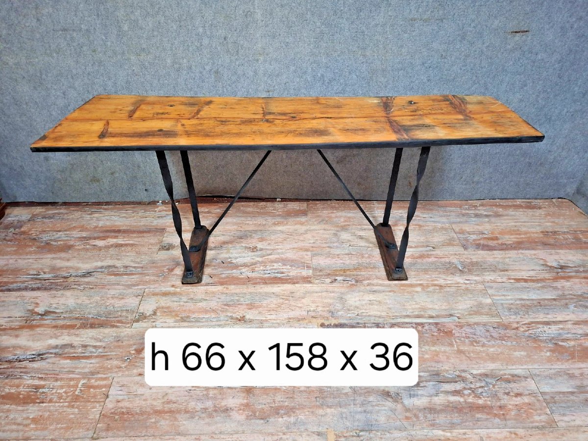 Industrial Style Console/table, Full Of Character.-photo-6