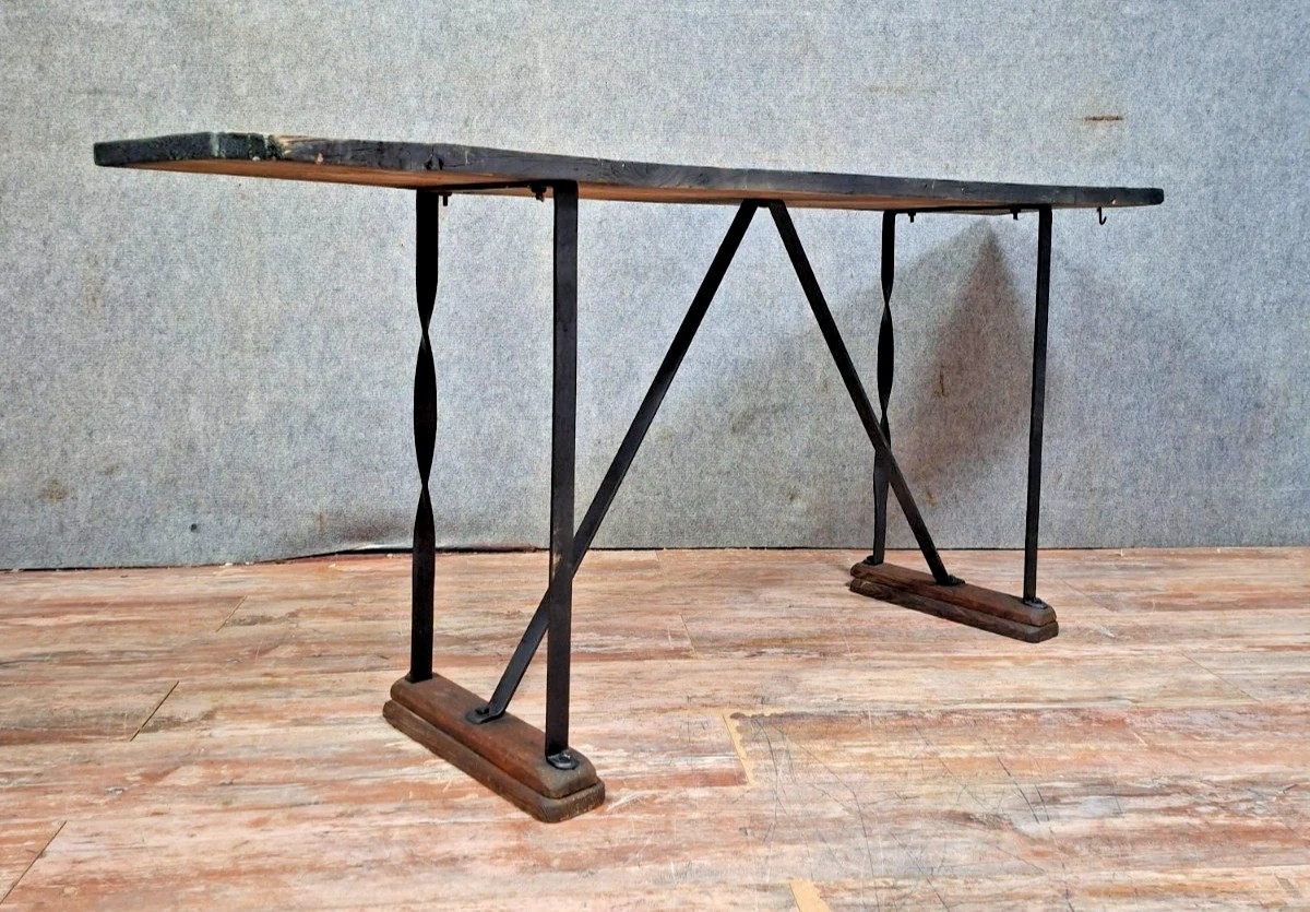 Industrial Style Console/table, Full Of Character.
