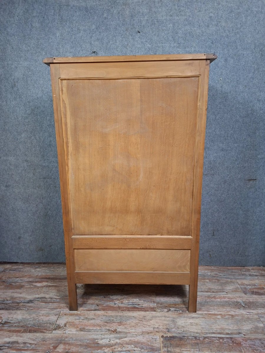 armoire de style Louis XV en bois massif.-photo-6