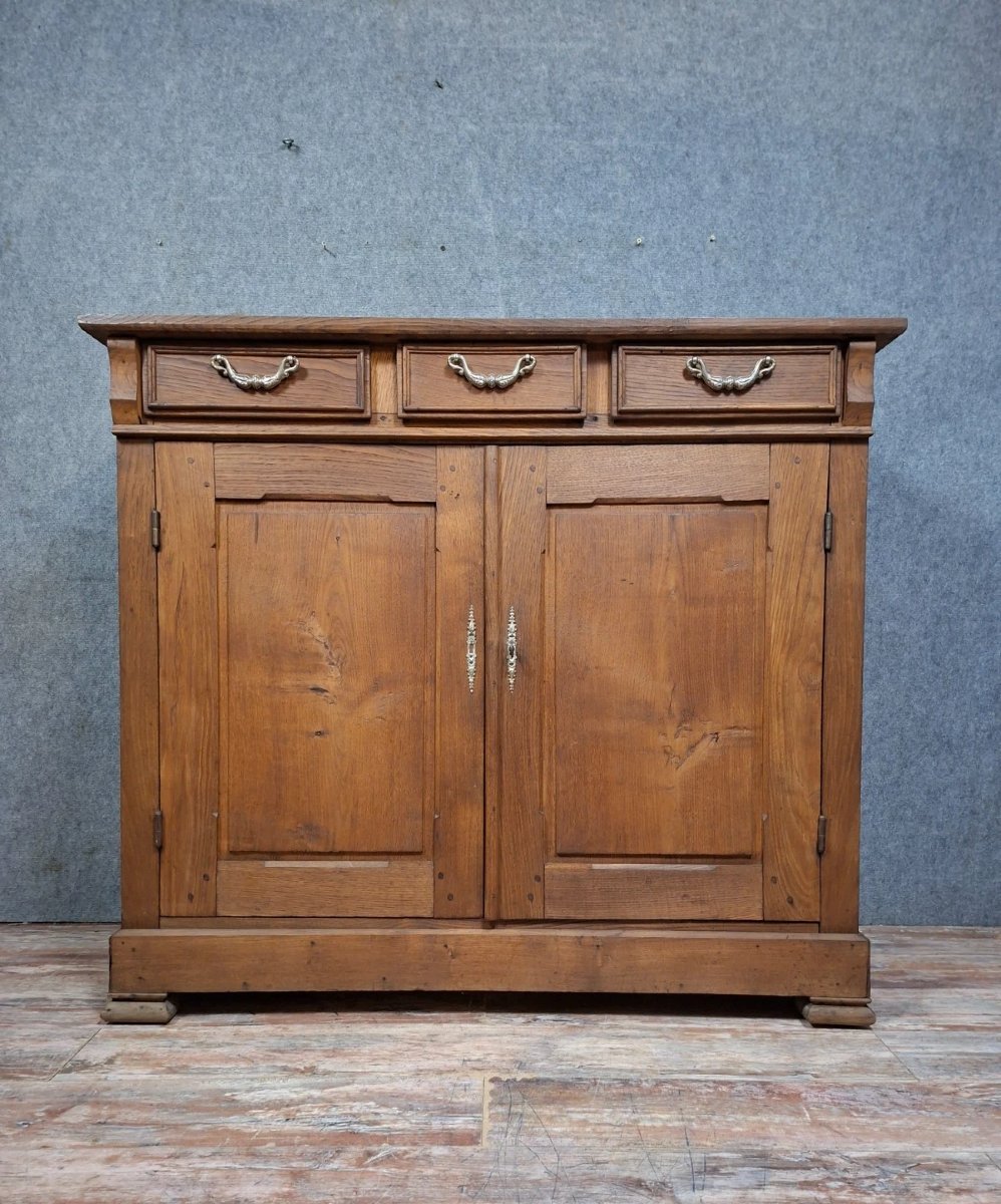Antique Solid Wood Sideboard, Full Of Charm And Character.-photo-1