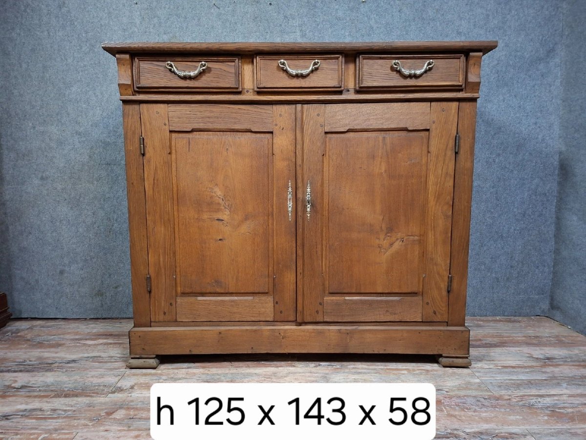 Antique Solid Wood Sideboard, Full Of Charm And Character.-photo-3