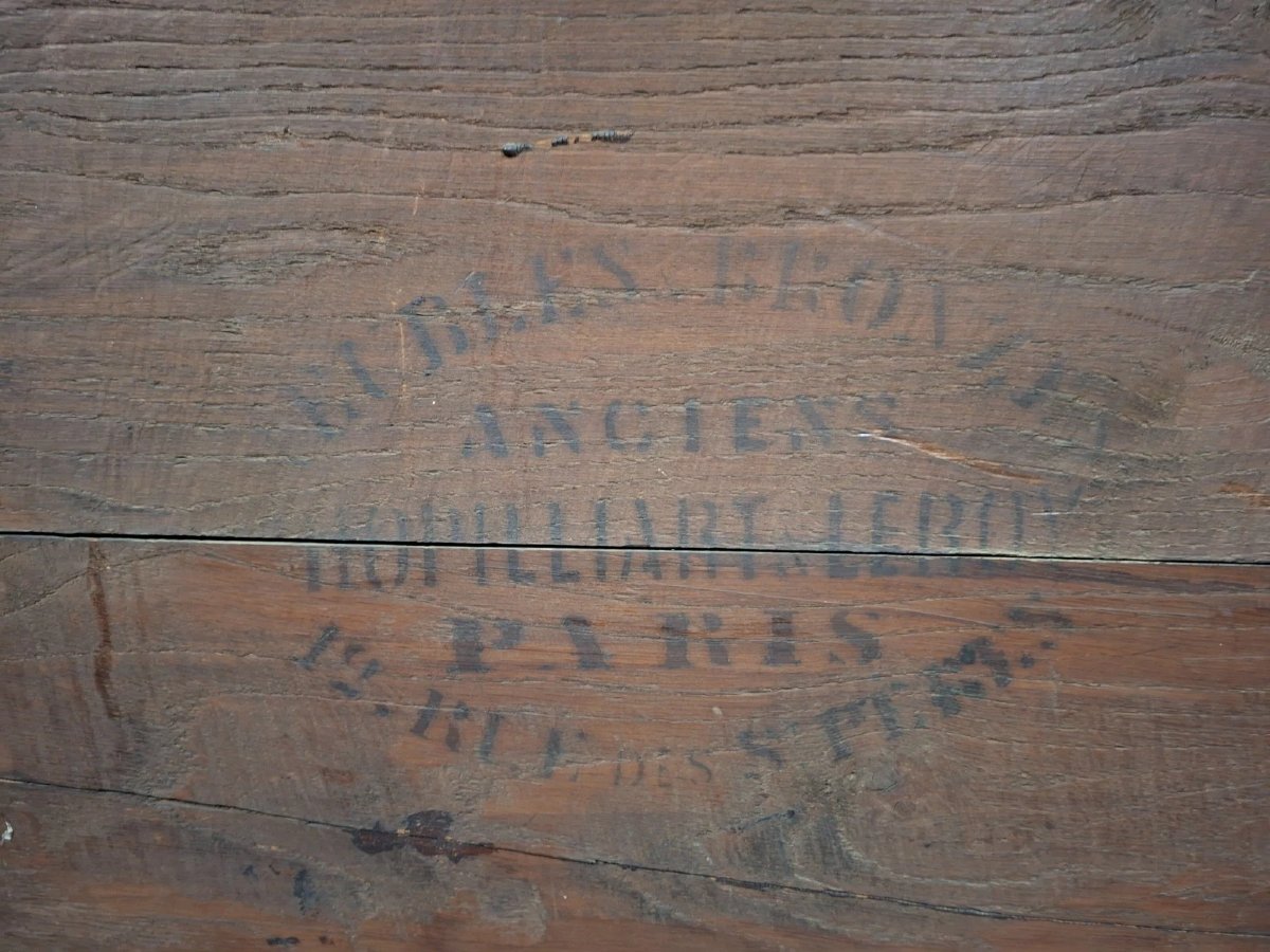 Louis XVI Period Marquetry Secretary Desk (needs Restoration)-photo-4