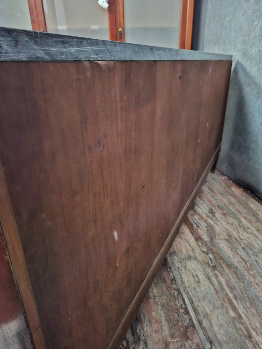 buffet en enfilade de style Empire en placage d’acajou – Début XXe siècle-photo-5