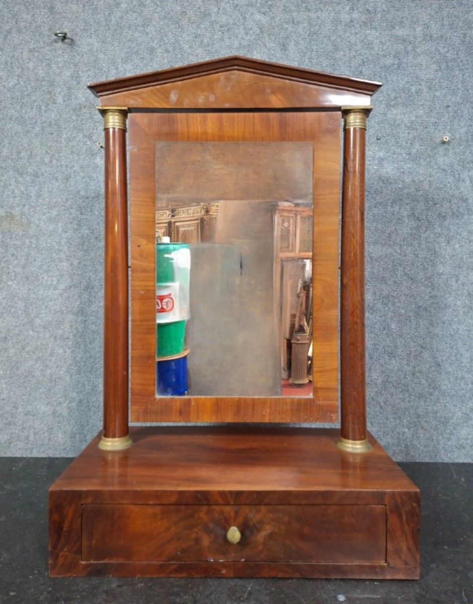 Coiffeuse psyché de style Empire en acajou – XIXe siècle