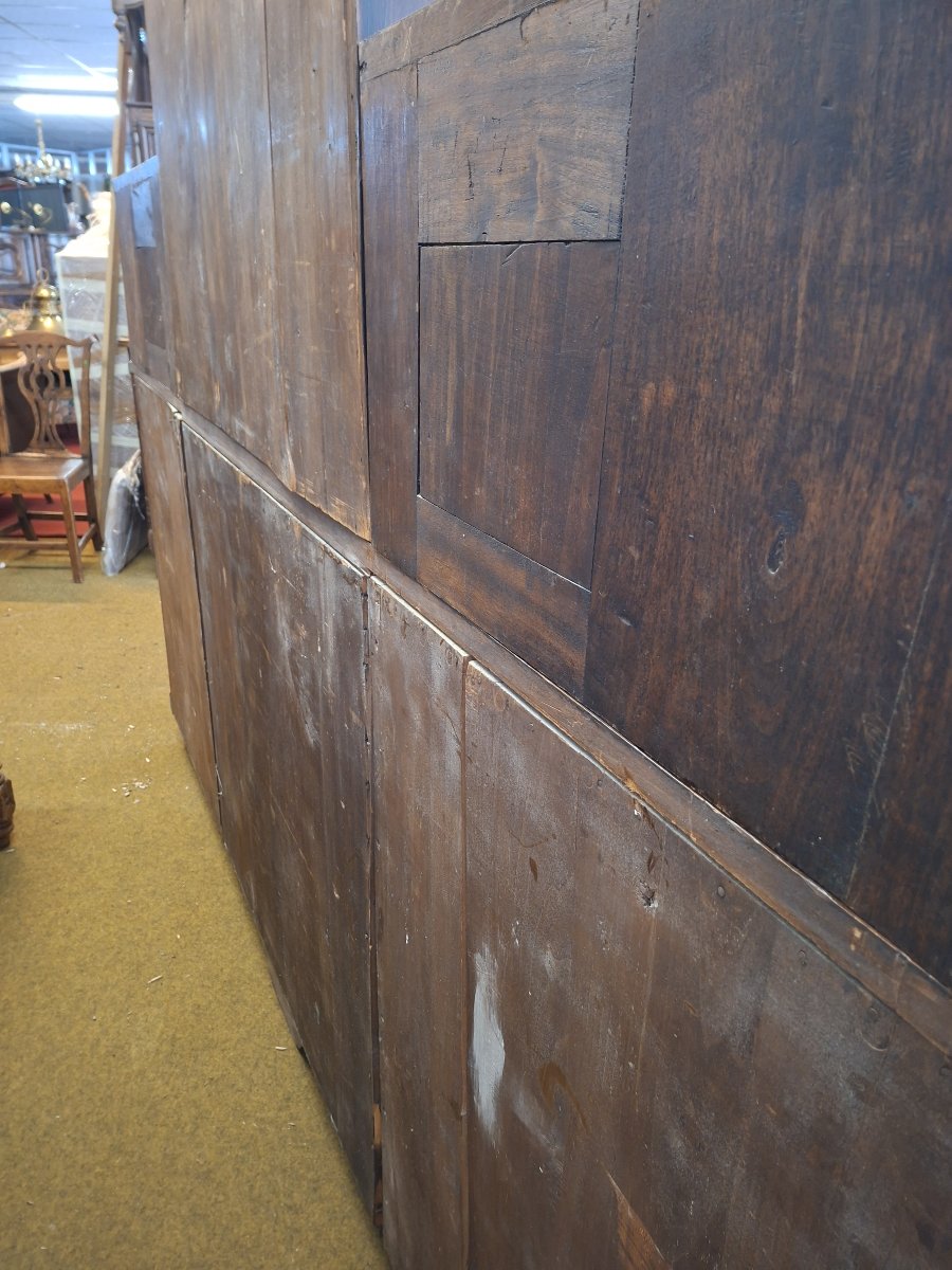 buffet deux-corps en noyer Renaissance / XVIIeme.-photo-7