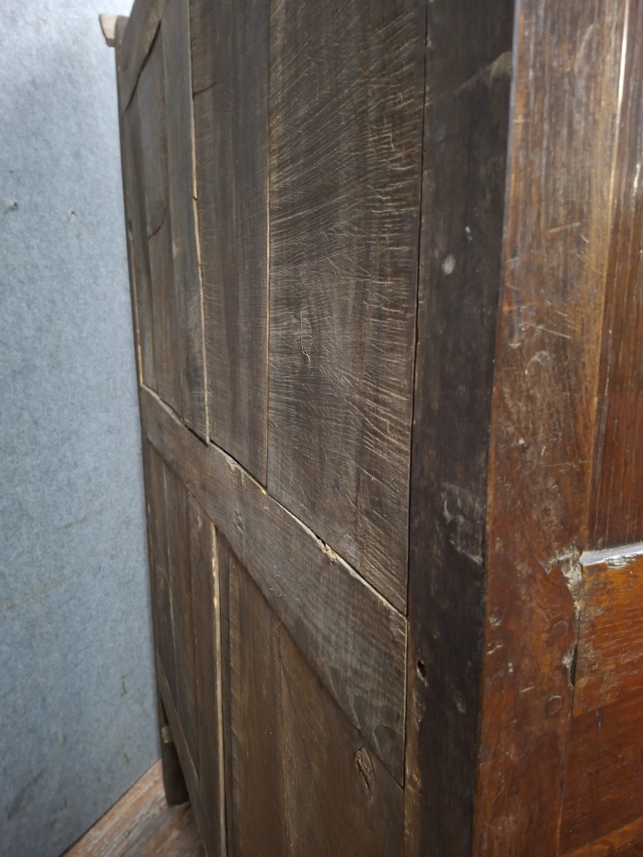 Bressane Cabinet In Walnut And Walnut Burl Veneer, 18th/19th Century-photo-3