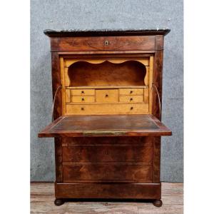 Secretary Directoire Period In Mahogany Feather