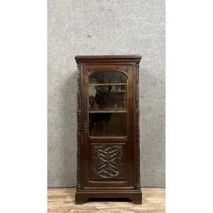 Gothic Renaissance Style Bookcase In Oak