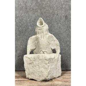 Medieval Style Stone Gargoyle