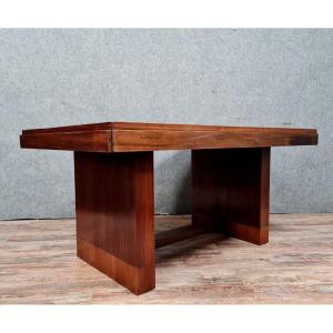 Art Deco Period Table With Extensions In Mahogany