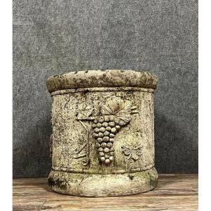 Large Reconstituted Stone Pot 
