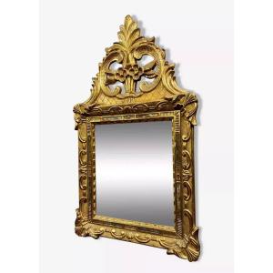 Louis XV Style Golden Wood Mirror 
