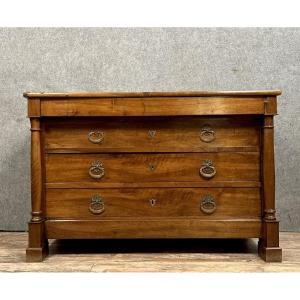 Commode Pétrin époque Empire En Noyer