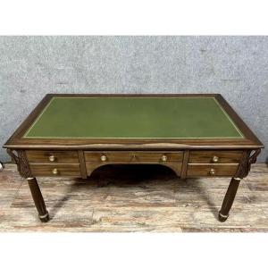 Empire Mahogany Swan Neck Center Desk