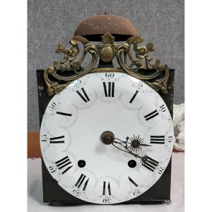 Mouvement d'horloge comtoise avec son balancier époque XVIIIeme  