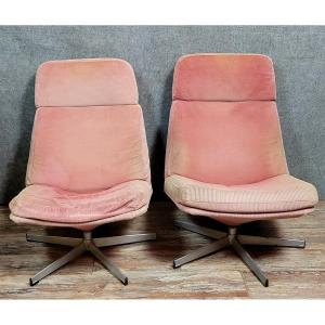 Gillis Lundgreen : Paire de fauteuils, « Lunna » pour Ikéa 1960's  