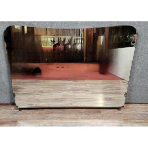 Art Deco Period Mirror With An Eventful Shape
