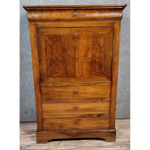 Louis Philippe Period Ogee Secretary In Walnut 