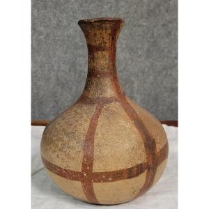 Old Traditional Kabyle / Berber Terracotta Pottery, Decorated With Patterns