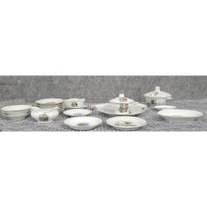 1950s Dinette - Porcelain, Germaine Bouret Style, Children's Decor  