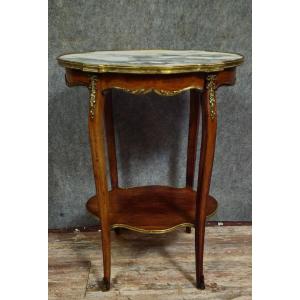 Louis XV Style Mahogany Side Table