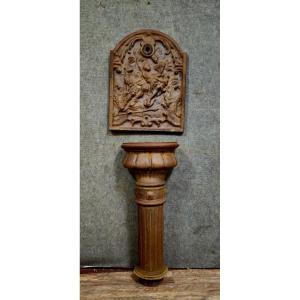 Antique Cast Iron Wall Fountain