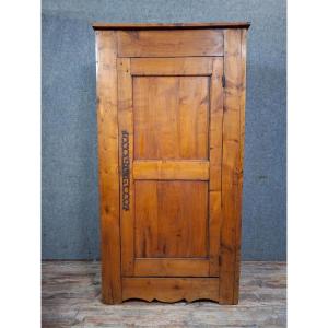 Armoire / Bonnetière rustique en bois massif – XVIIIeme - Sapin