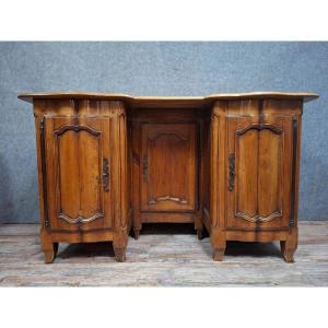 Double-sided Walnut Desk – Regional Work From The Louis XV Period – 18th Century