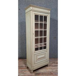 Vitrine une porte de style Louis XVI laquée – début XXe siècle