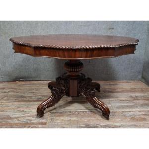 Victorian Mahogany Dining Table - 19th Century