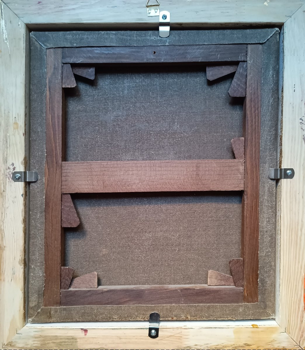 Ecole italienne du XVIIIe siècle, suiveur de Panini - Promeneurs dans des ruines antiques-photo-3