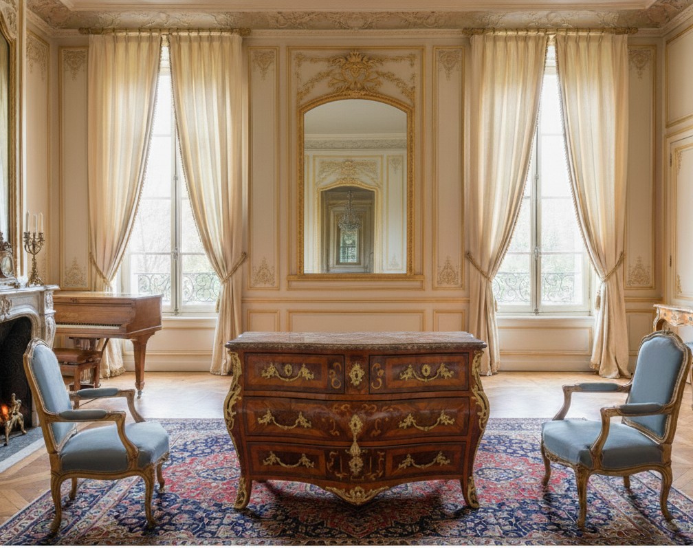 Louis XV Period Tomb Chest Of Drawers, 18th 