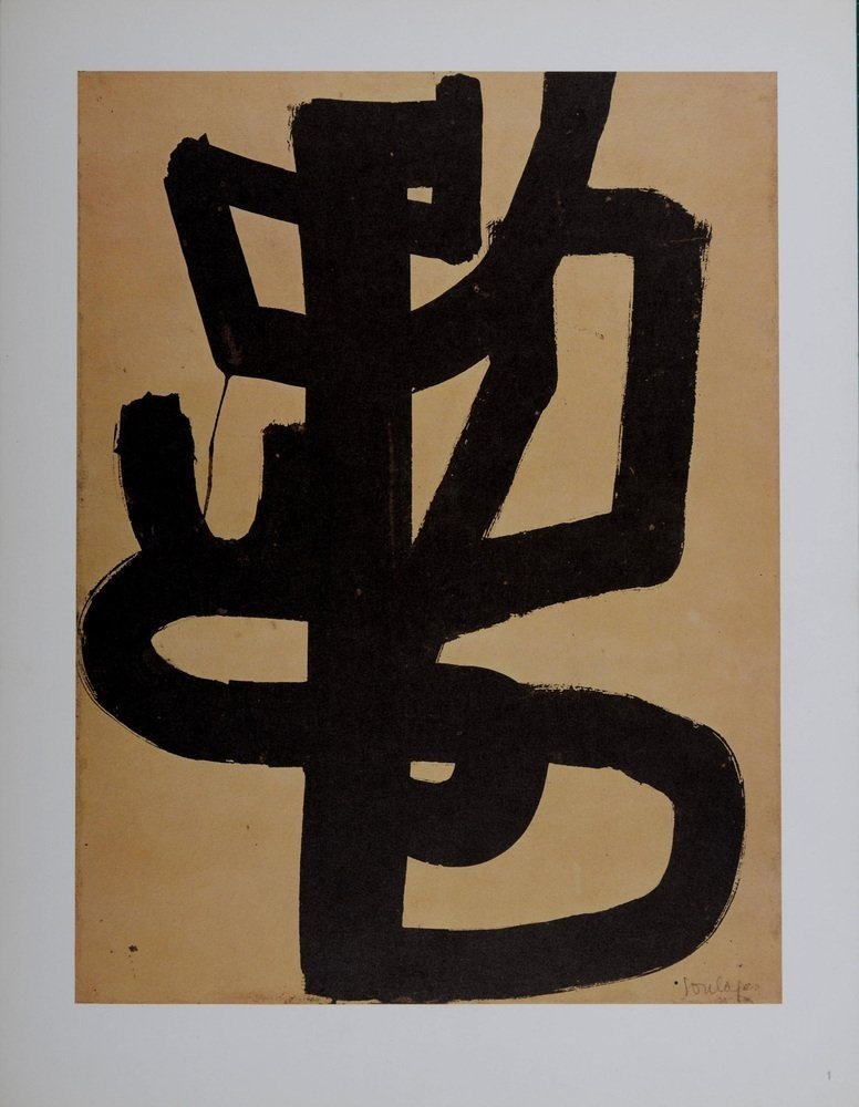 Heliogravure-pierre Soulages 