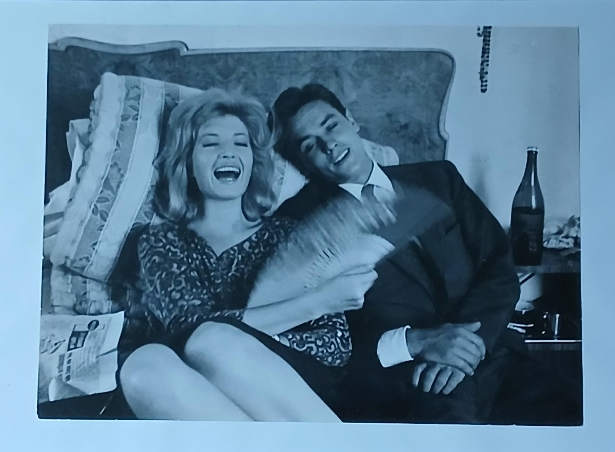 Alain Delon Et Monica Vitti 