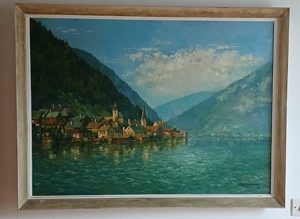 Oil On Canvas - Austrian Landscape
