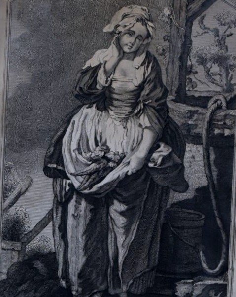 Annette d'After Greuze-18th Century 