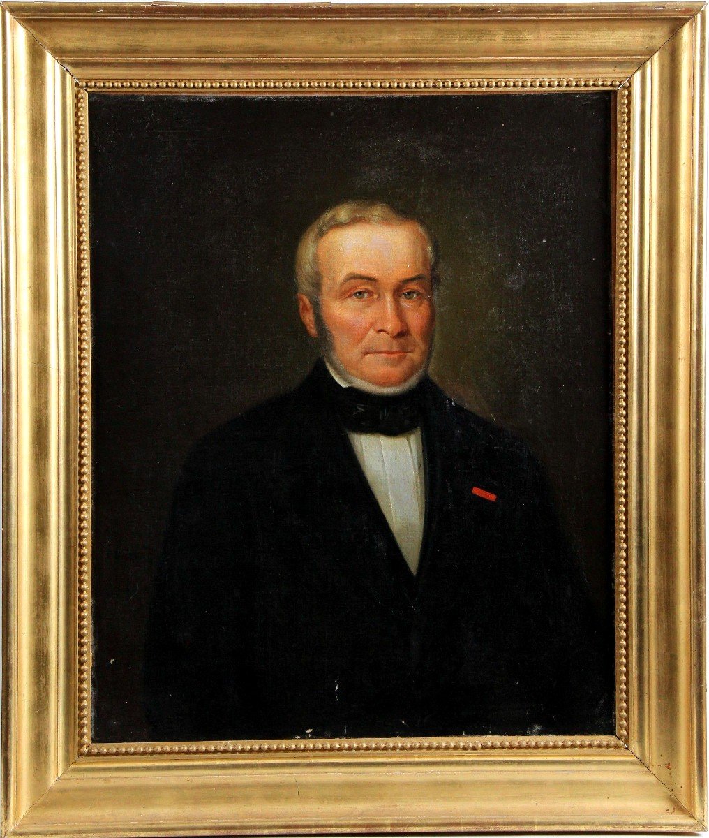 École Française du XIXÈME-Portrait d'un notable