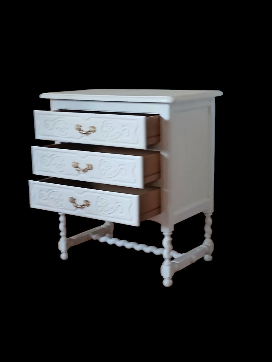 Commode En Chêne Massif 20ème -photo-4
