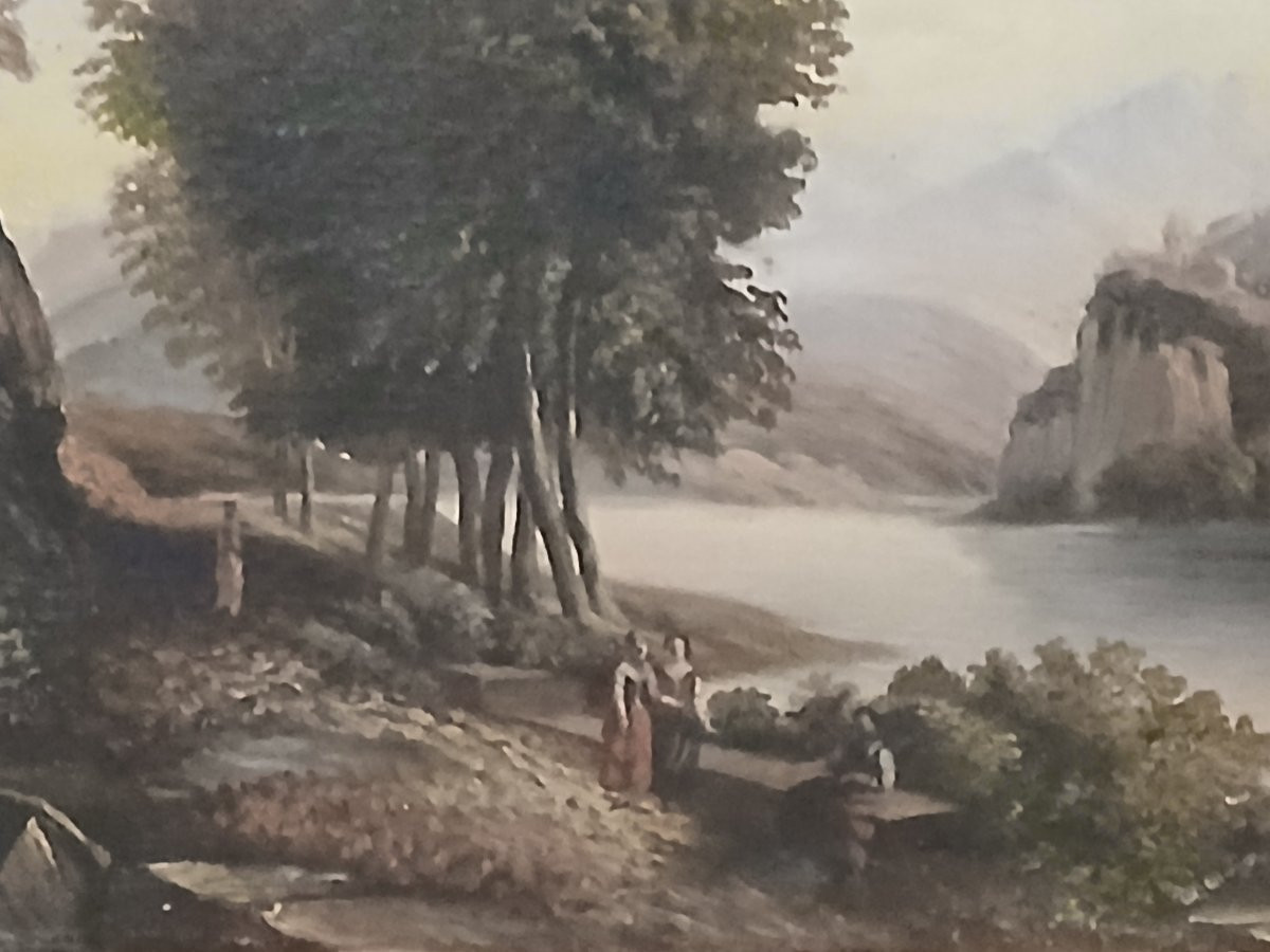 Animated Landscape - French School Of The 18th Century -photo-4