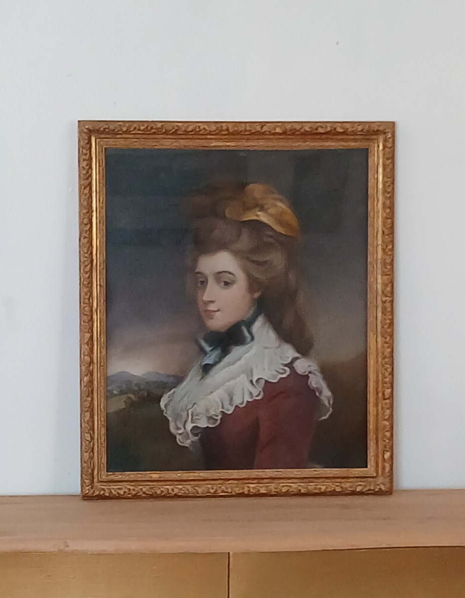 19th Century French School - Portrait Of A Woman -photo-2