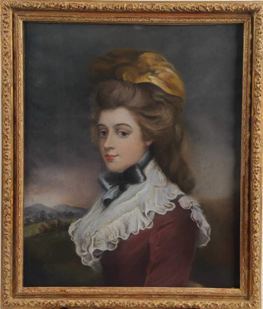 ÉCOLE FRANCAISE DU XIXÈME-PORTRAIT DE FEMME 