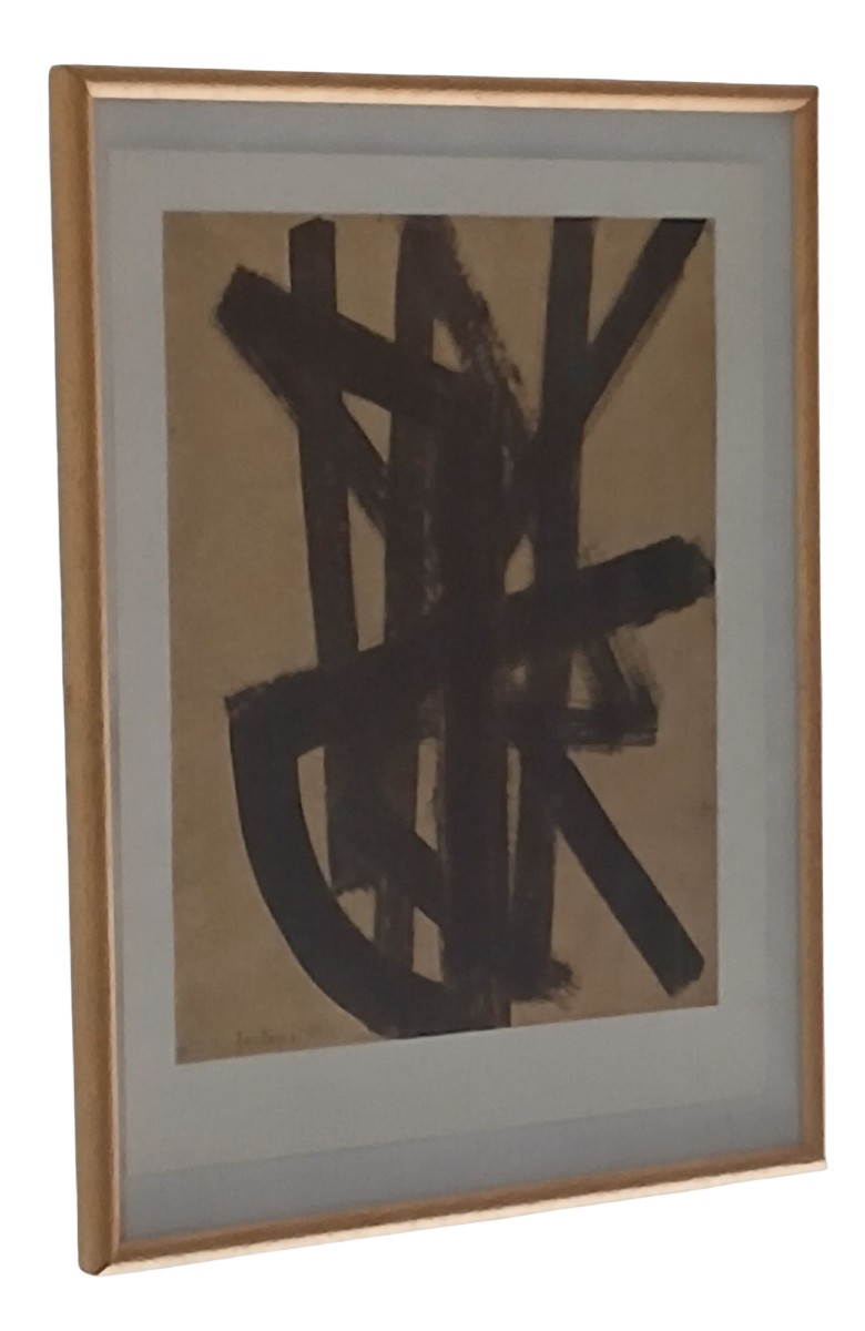 Pierre Soulages - After Walnut Husk II 1948