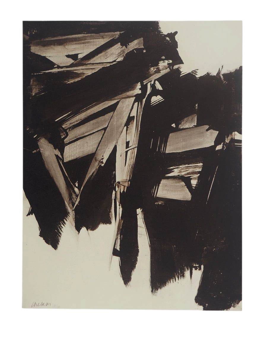 Pierre Soulages d'Après Peinture 1960