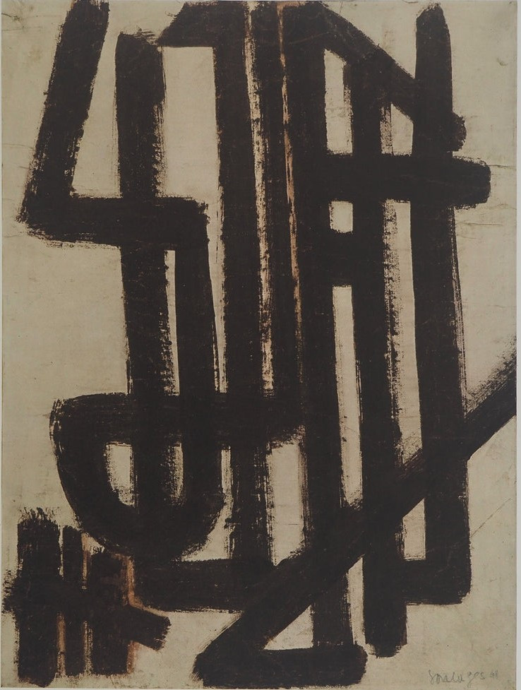 Pierre Soulages After Painting 1948